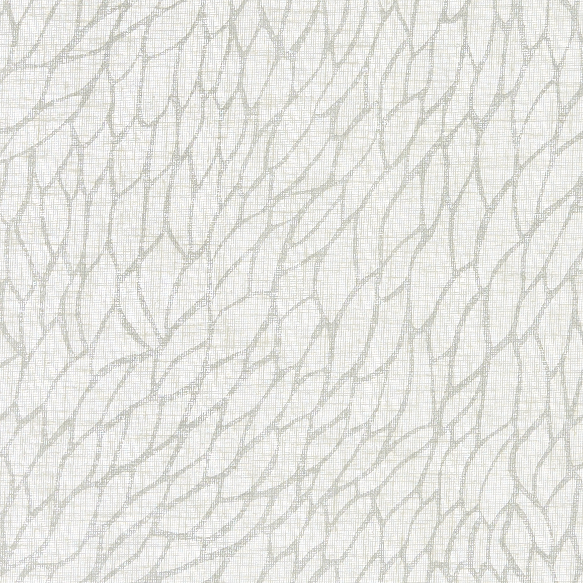 Corallino Sheer Chalk/silver Fabric by Clarke & Clarke