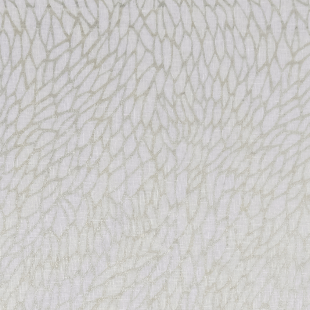 Corallino Sheer Champagne/gold Fabric by Clarke & Clarke