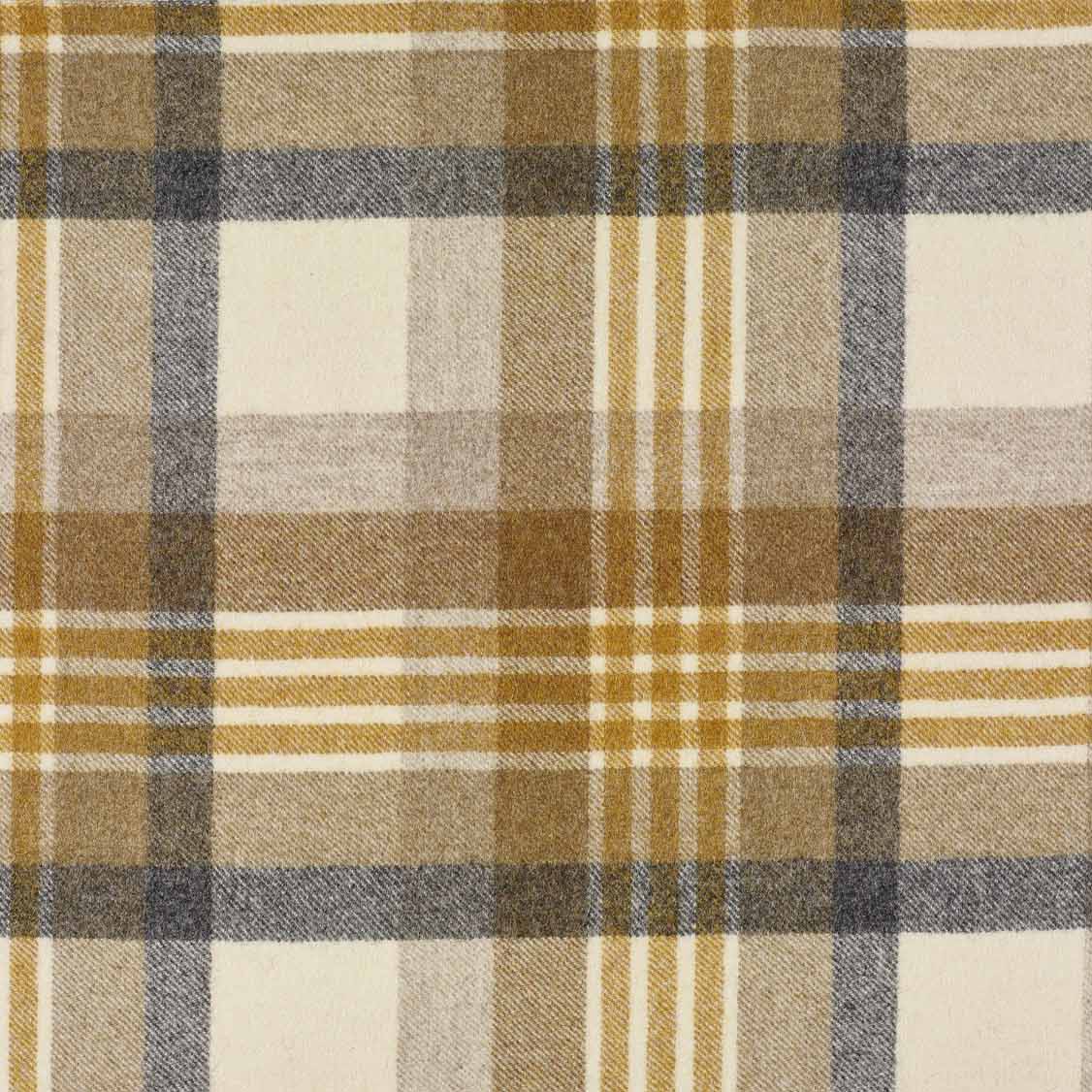 Melbourne Mustard Fabric by Abraham Moon