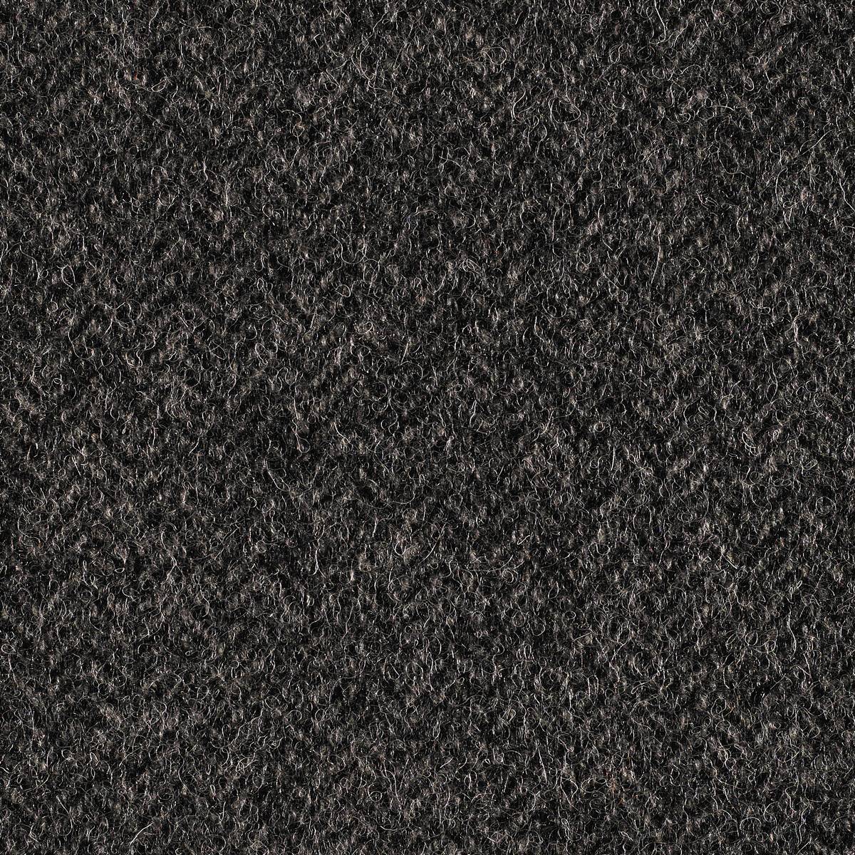 Herringbone Mid Grey Fabric by Abraham Moon - Britannia Rose