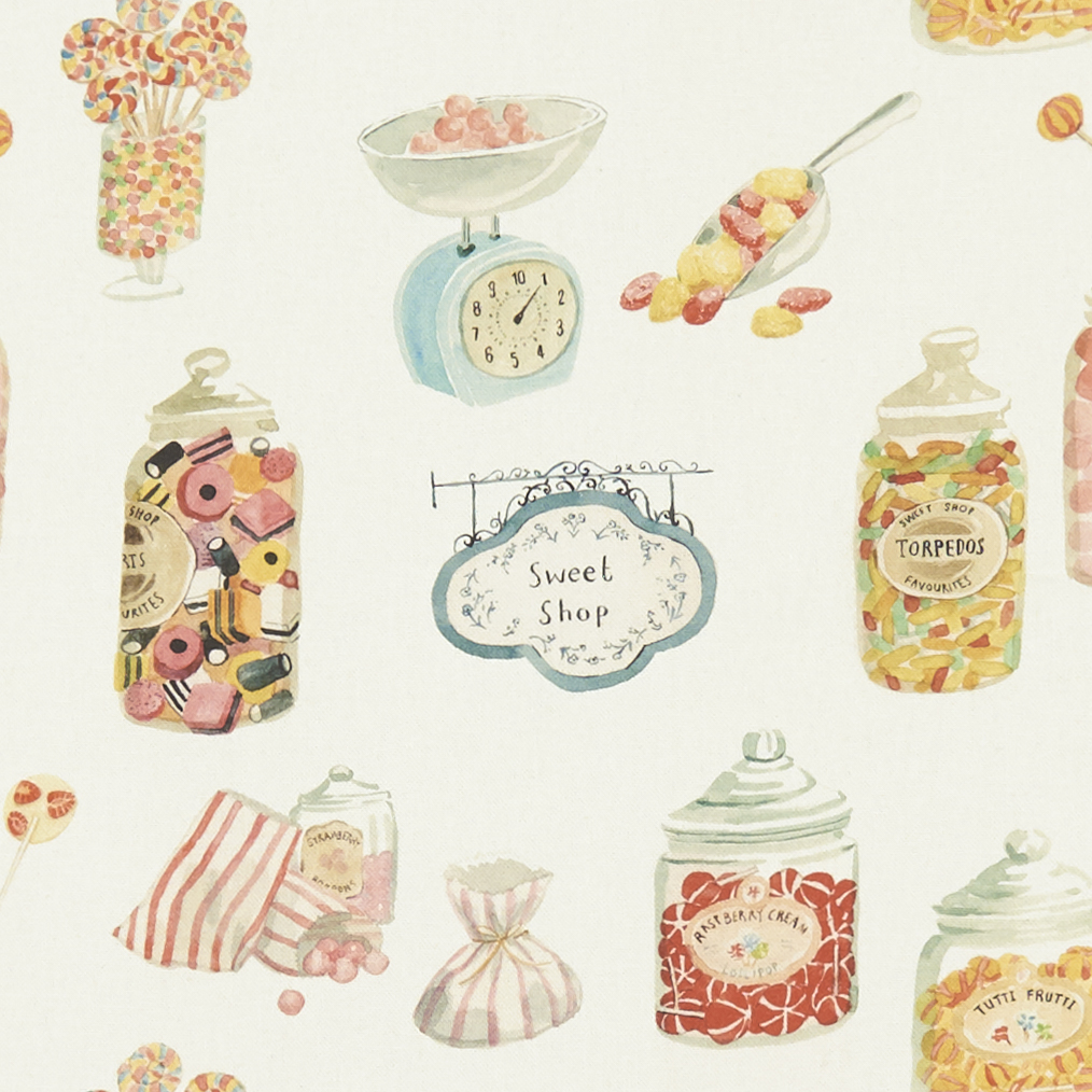 Sweetshop Cream Fabric by Studio G