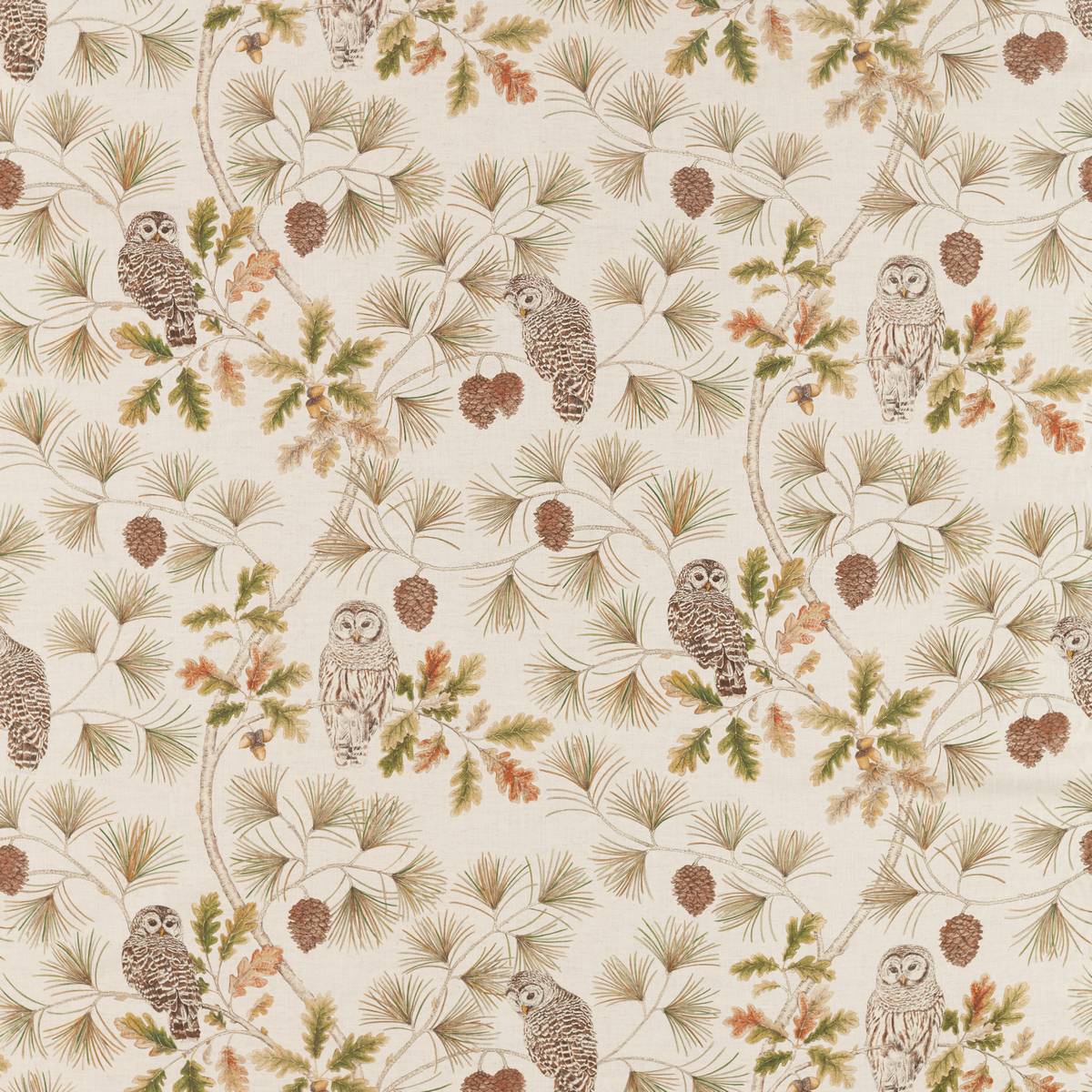 Owlswick Briarwood Fabric by Sanderson