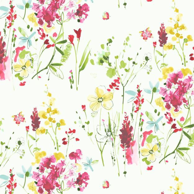 Meadow Flowers Colour 2 Fabric by Blendworth