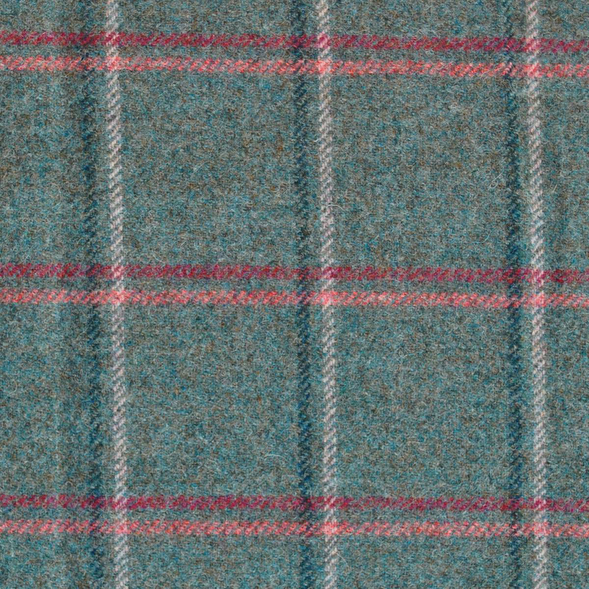 Glen Lyon Teal Fabric by Abraham Moon