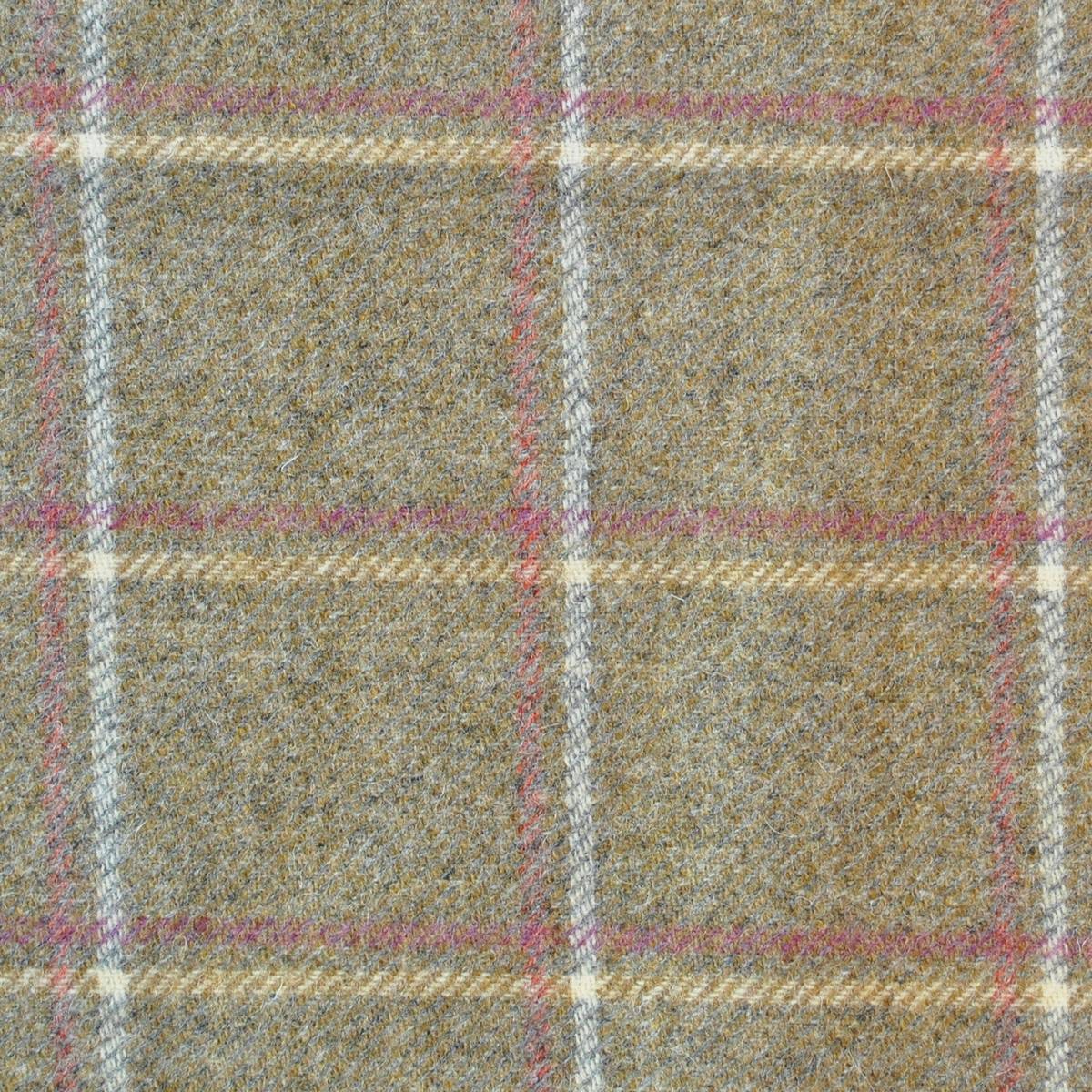 Glen Lyon Yellow Fabric by Abraham Moon