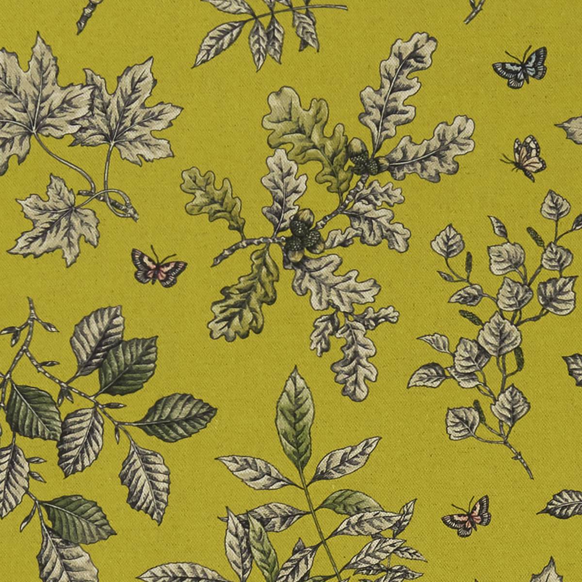 Hortus Chartreuse Fabric by Clarke & Clarke