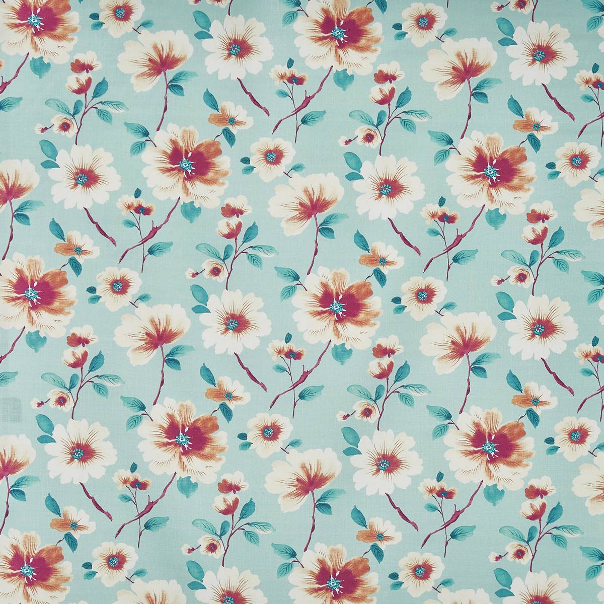 Abbotsbury Tigerlilly Fabric by Prestigious Textiles