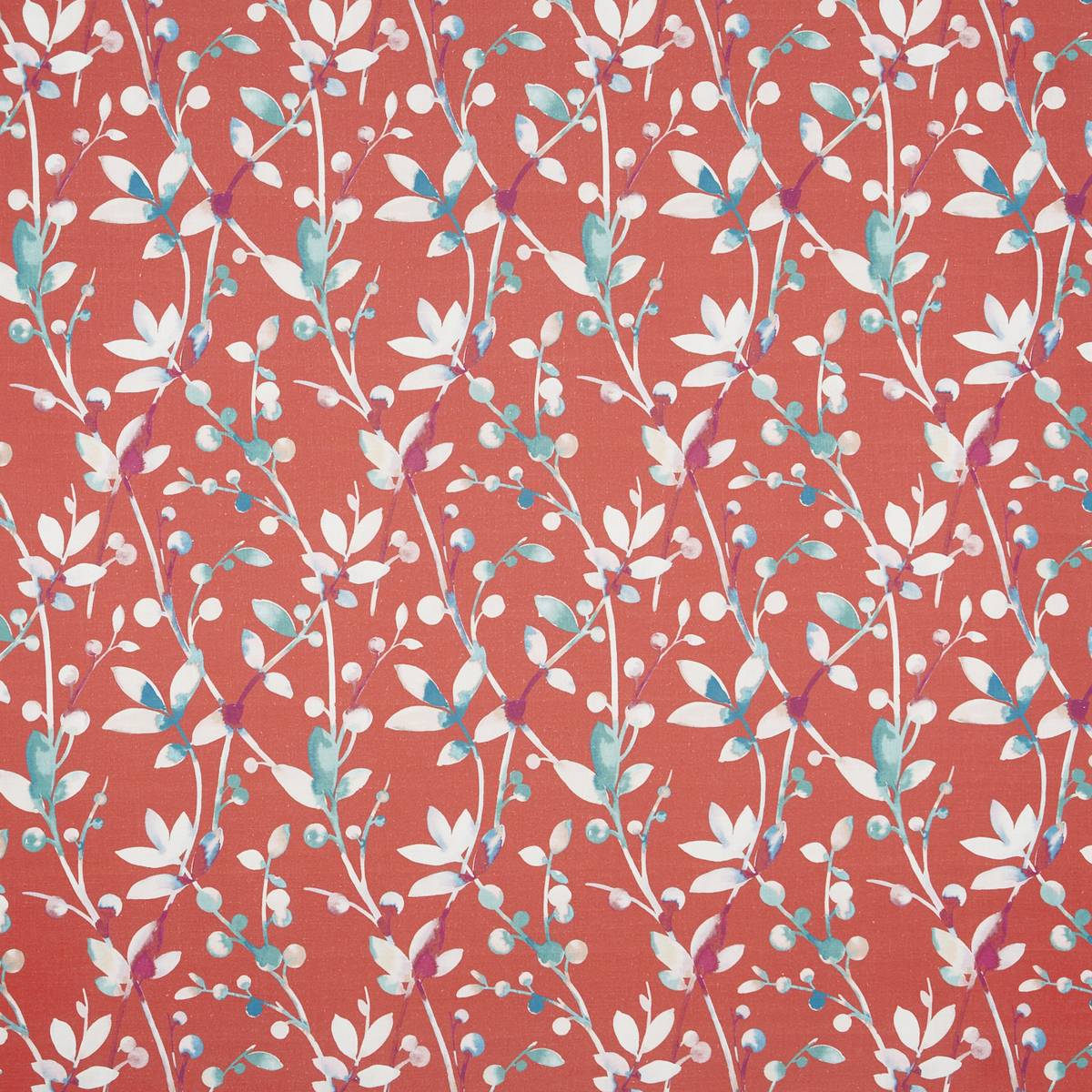 Trebah Tigerlilly Fabric by Prestigious Textiles