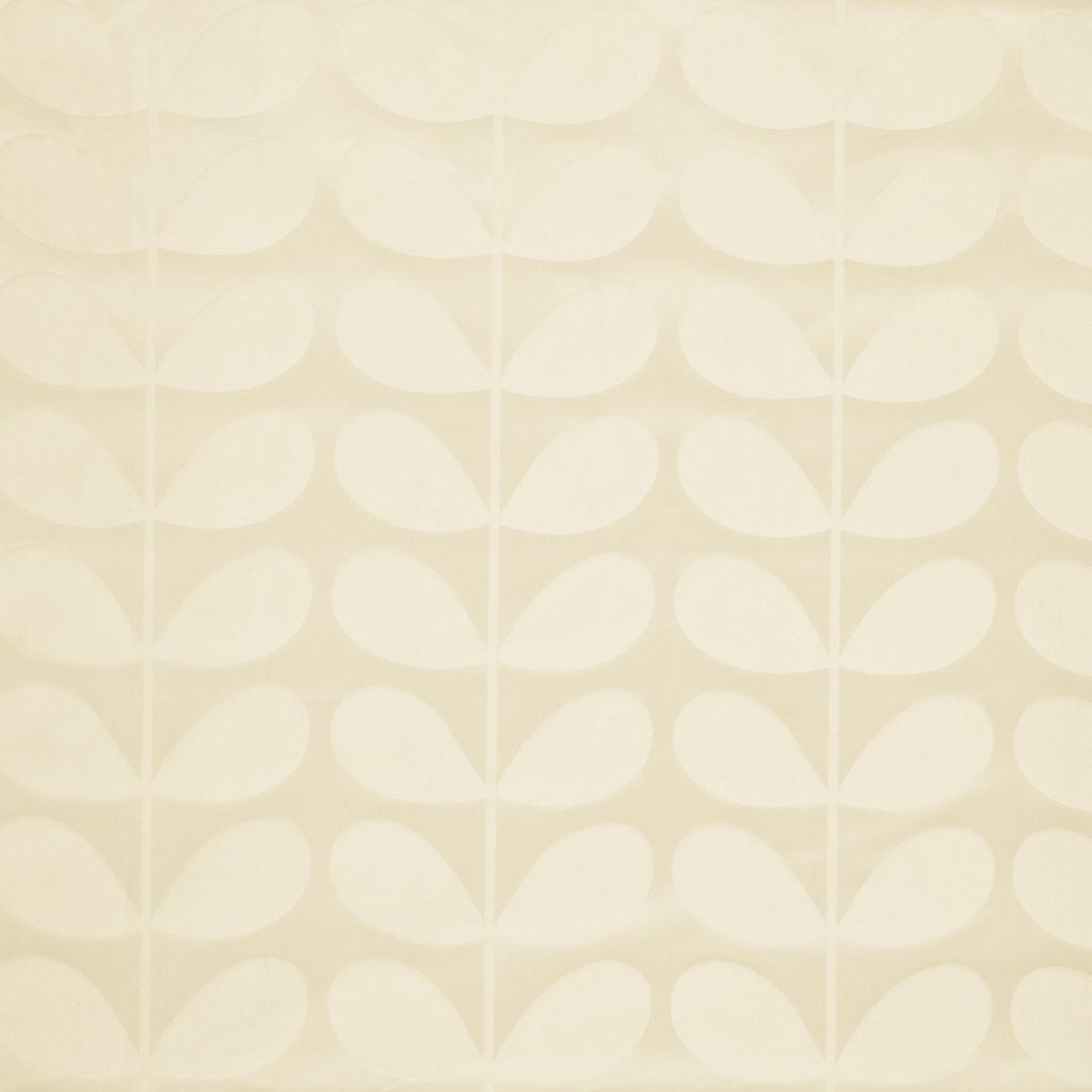 Jacquard Stem Cream Fabric by Orla Kiely