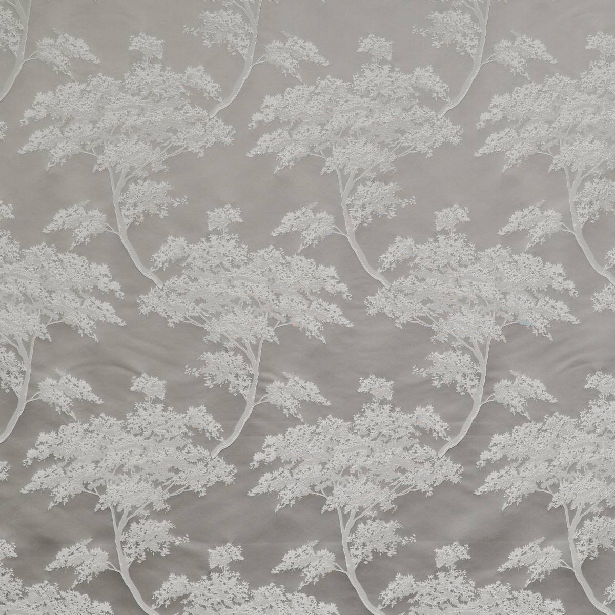 Japonica Silver Fabric by Ashley Wilde