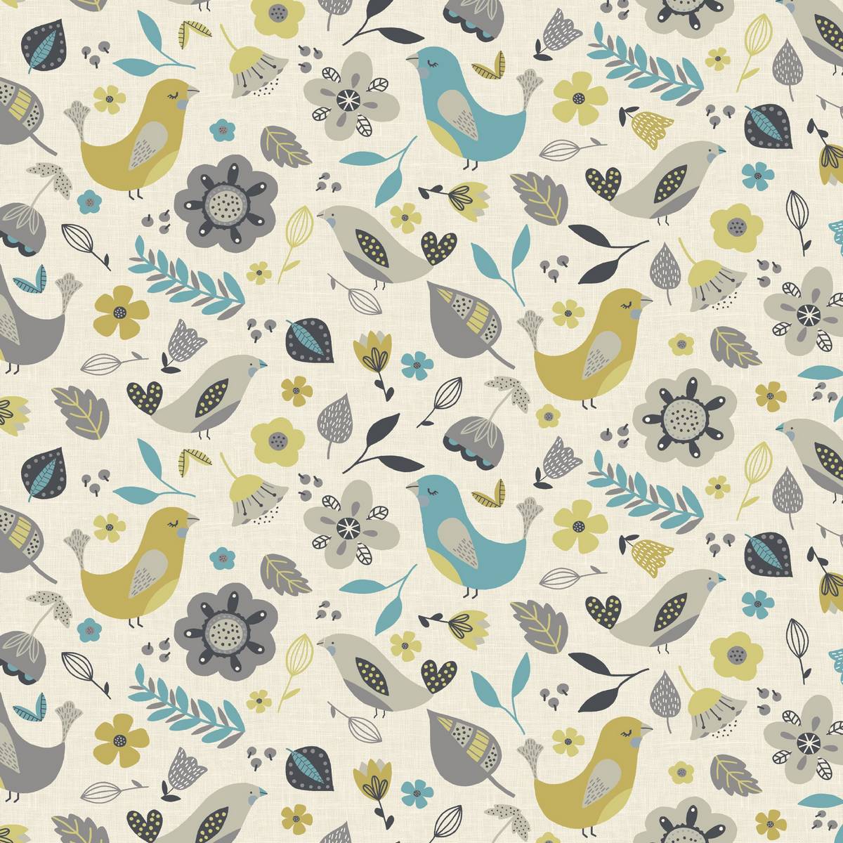 Dalarna Teal Fabric by Fryetts