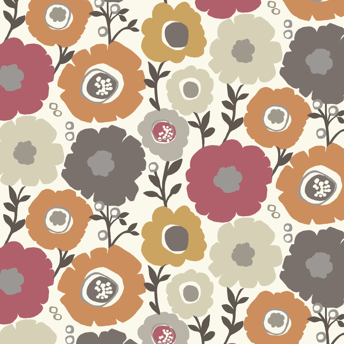 Mimi Auburn Fabric by Fryetts