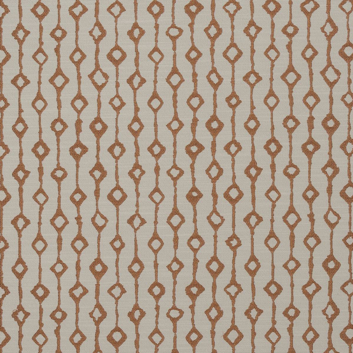 Debussy Burnt Orange Fabric by Fryetts