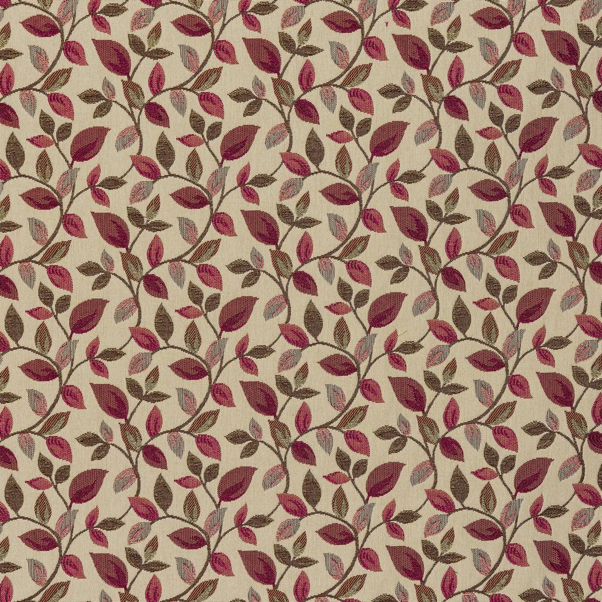 Vercelli Wine Fabric by Porter & Stone