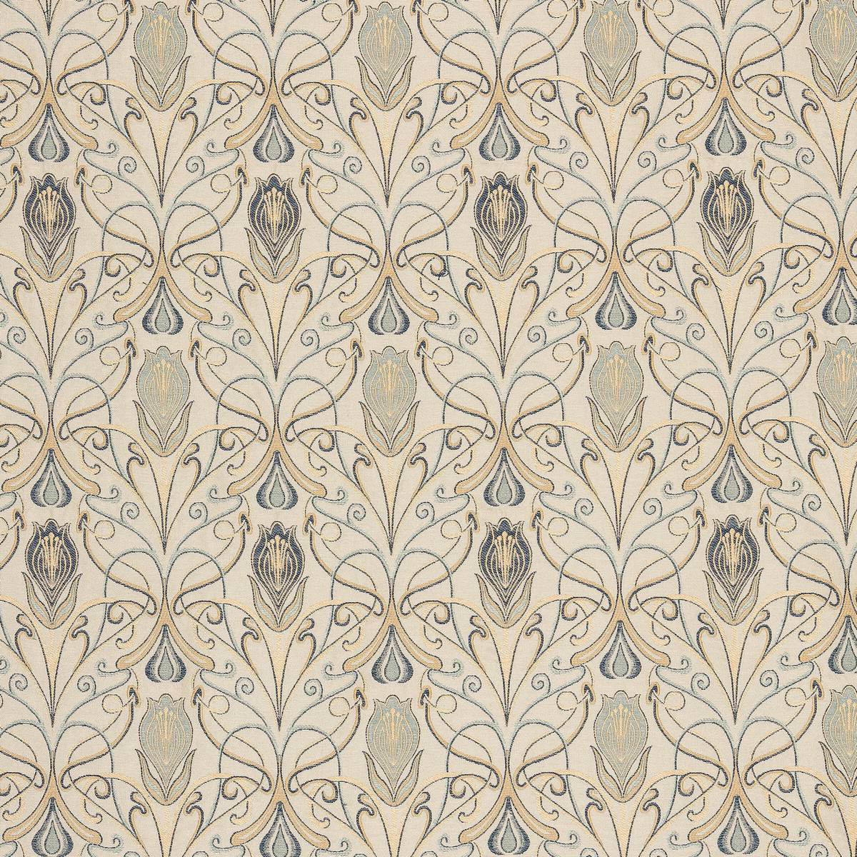 Verona Azzuro Fabric by Porter & Stone