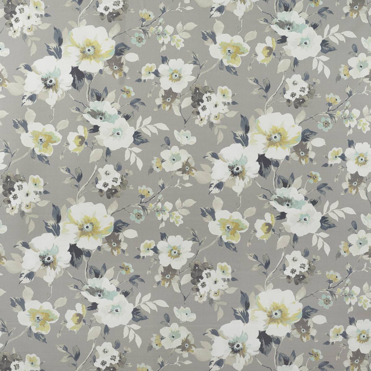 Amelia Kingfisher Fabric by Warwick