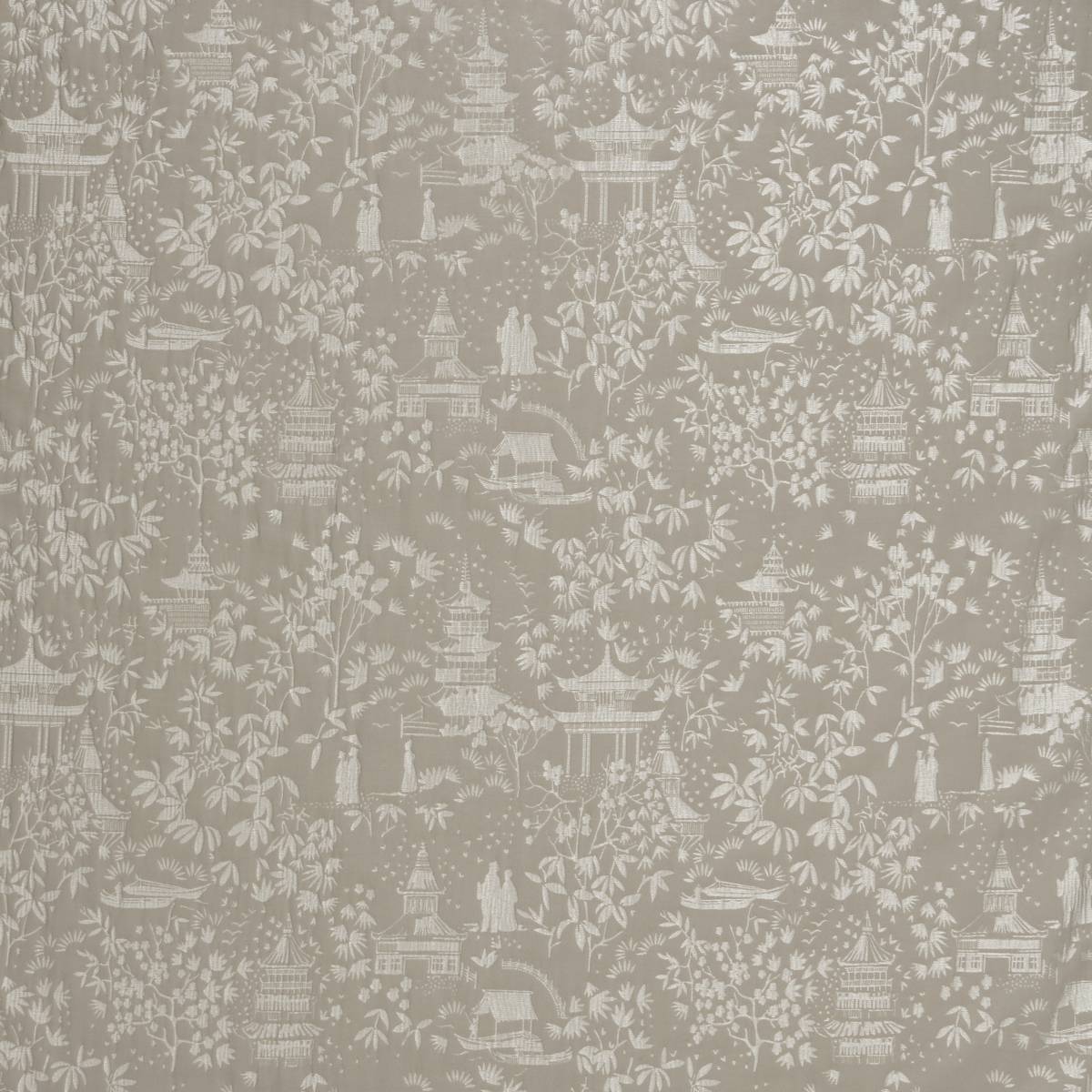 Chinoiserie Saffron Fabric by iLiv