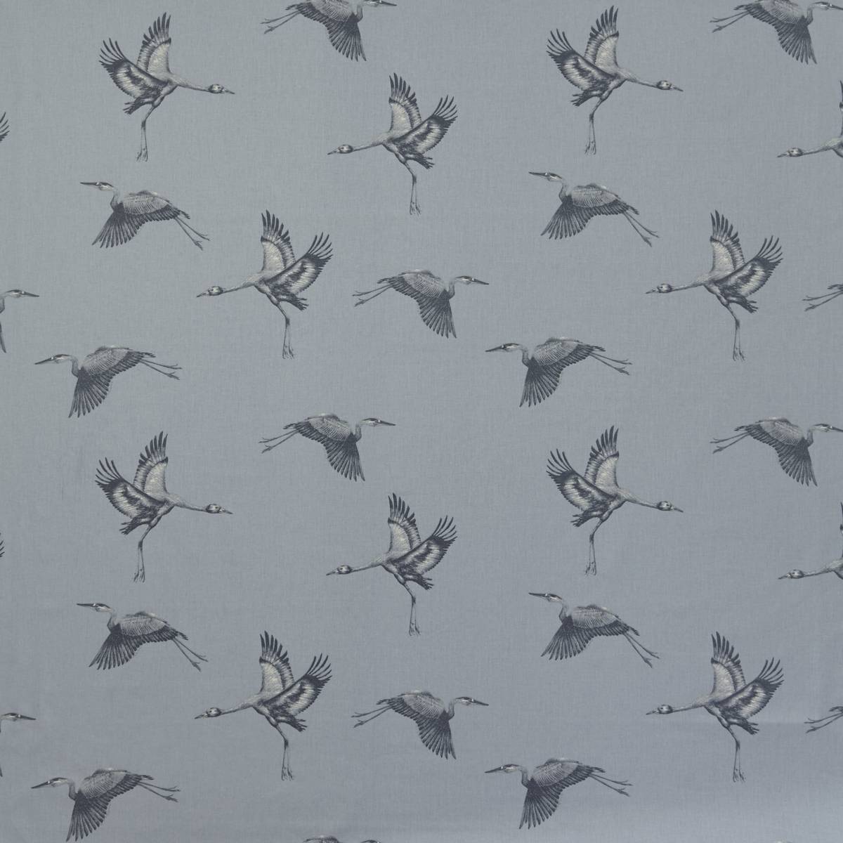 Cranes Delft Fabric by iLiv