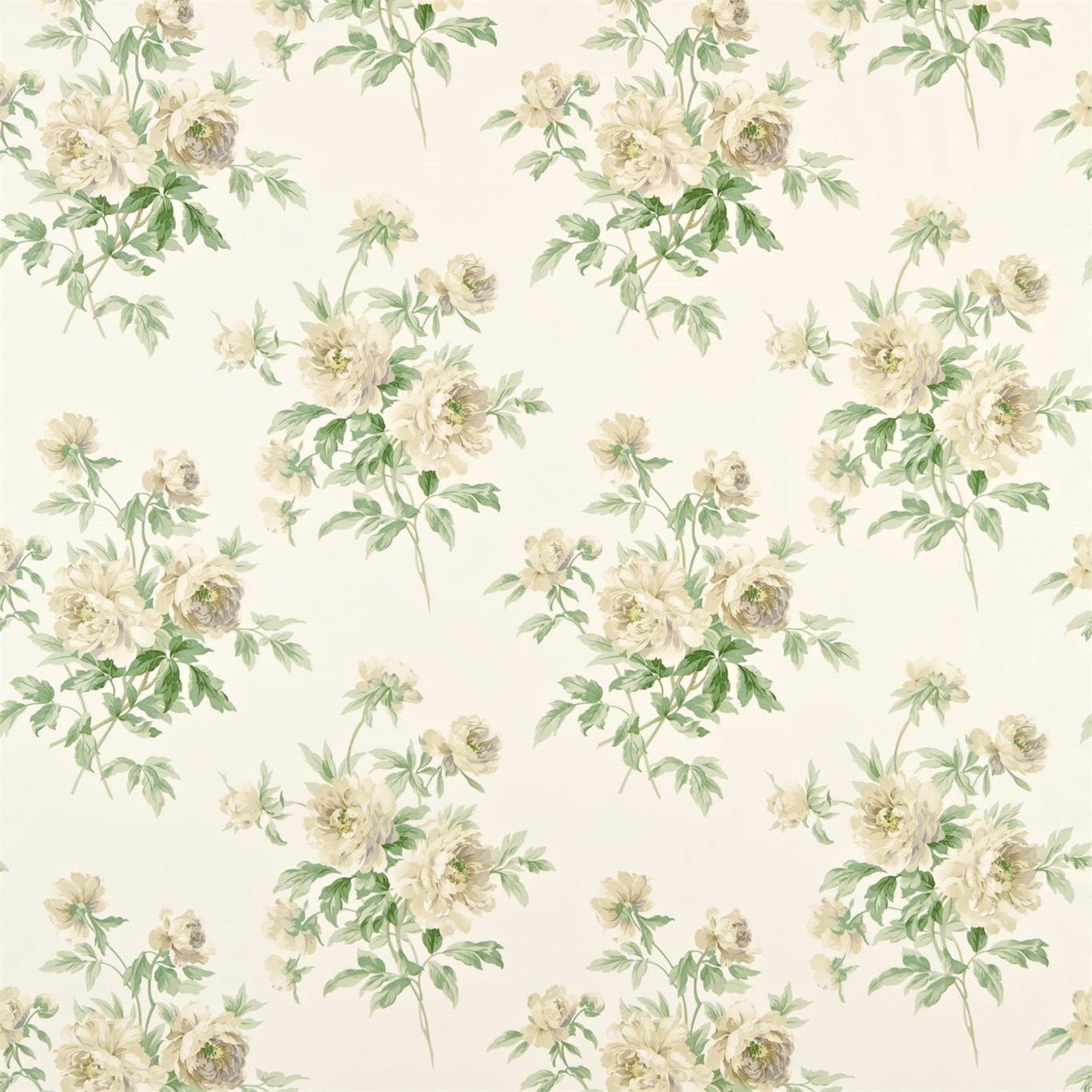 Adele Cream/Ivory Fabric by Sanderson