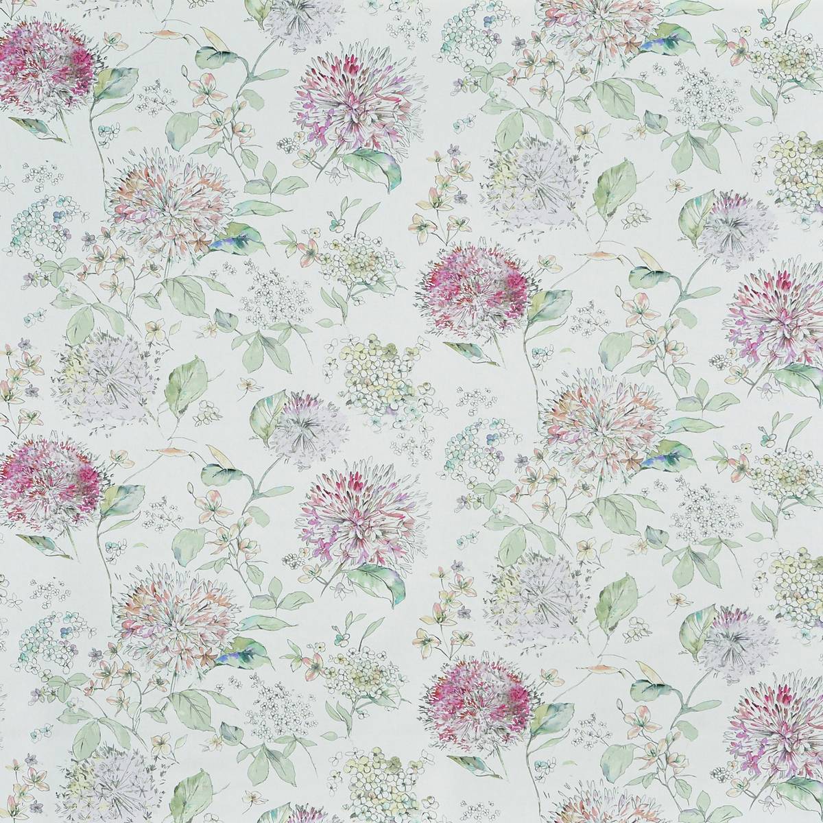 Lila Blossom Fabric by Prestigious Textiles - Britannia Rose