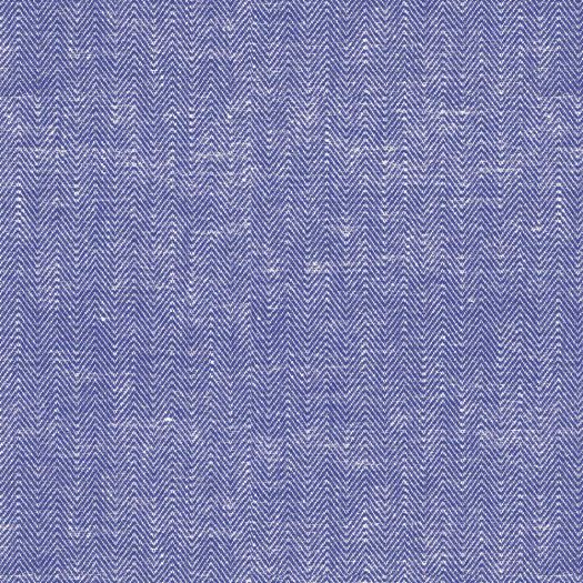 Hayle Cobalt Fabric by Ian Mankin