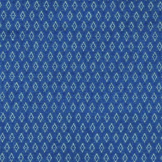 Whitby Cobalt Fabric by Ian Mankin