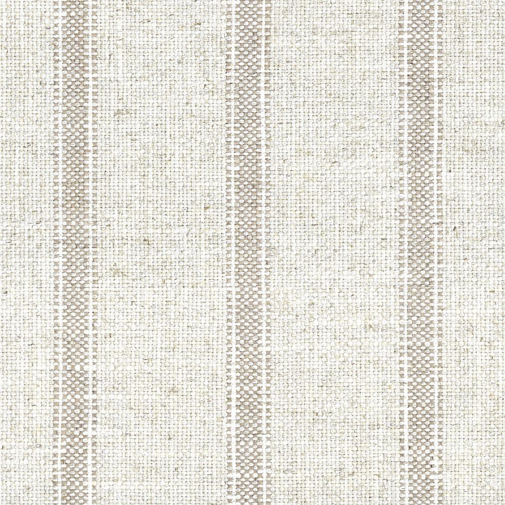 Forfar Stripe Natural Fabric by Ian Mankin