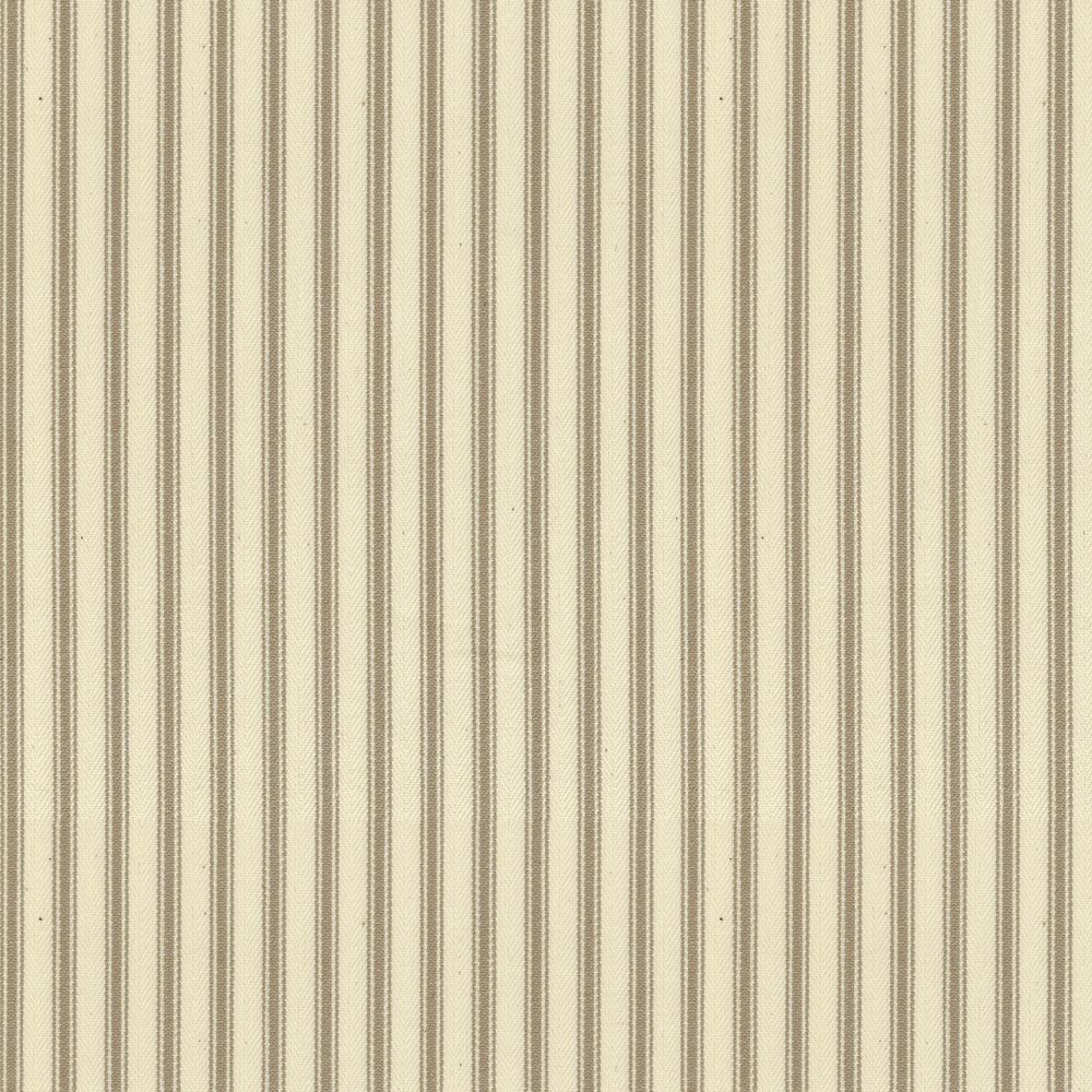 Ticking Stripe 1 Flax Fabric by Ian Mankin