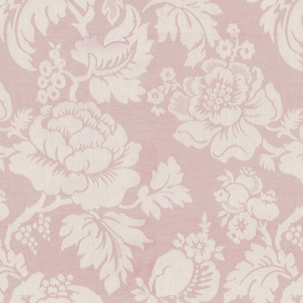 Wildflower Pink Fabric by Ian Mankin