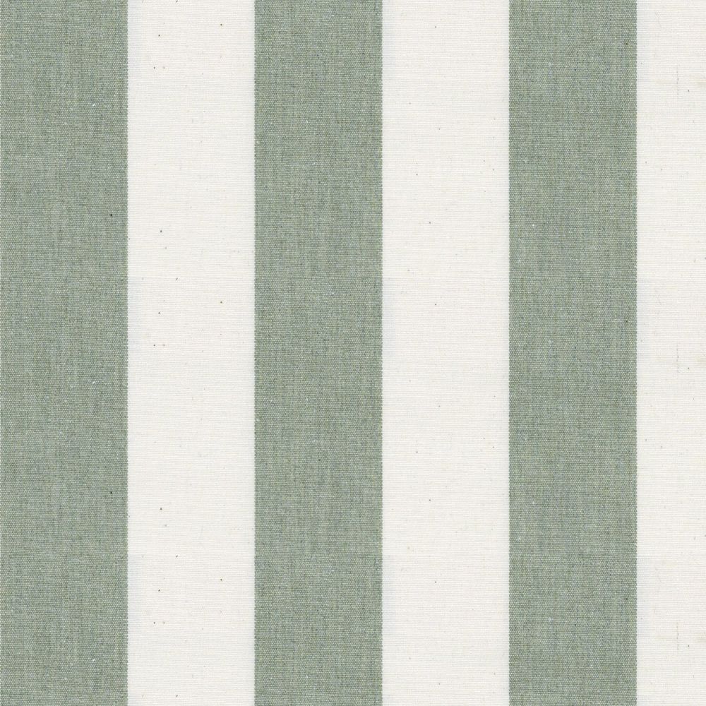 Devon Stripe Sage Fabric by Ian Mankin