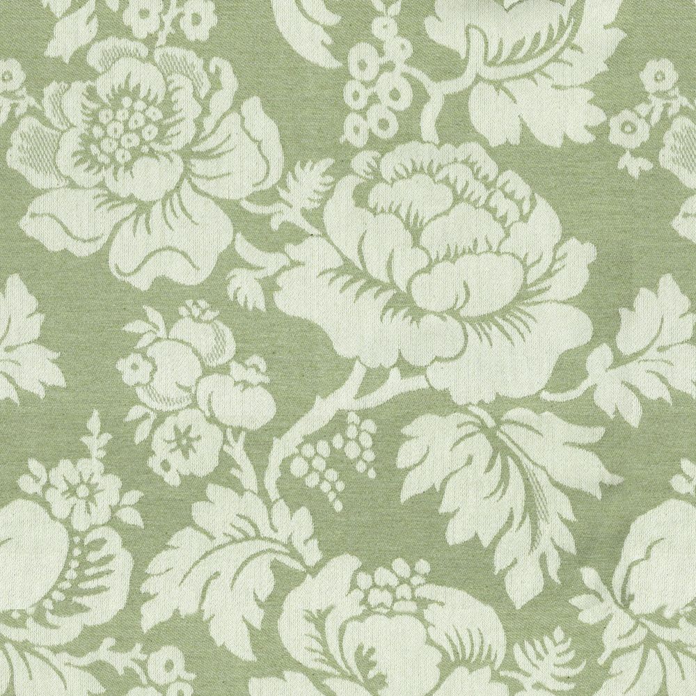 Wildflower Sage Fabric by Ian Mankin