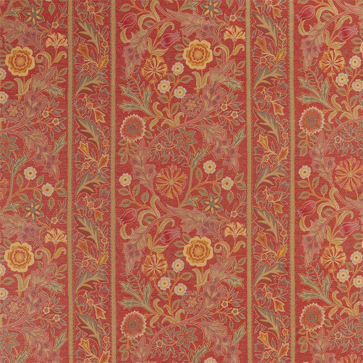 Wilhelmina Weave Rust Fabric by William Morris & Co.