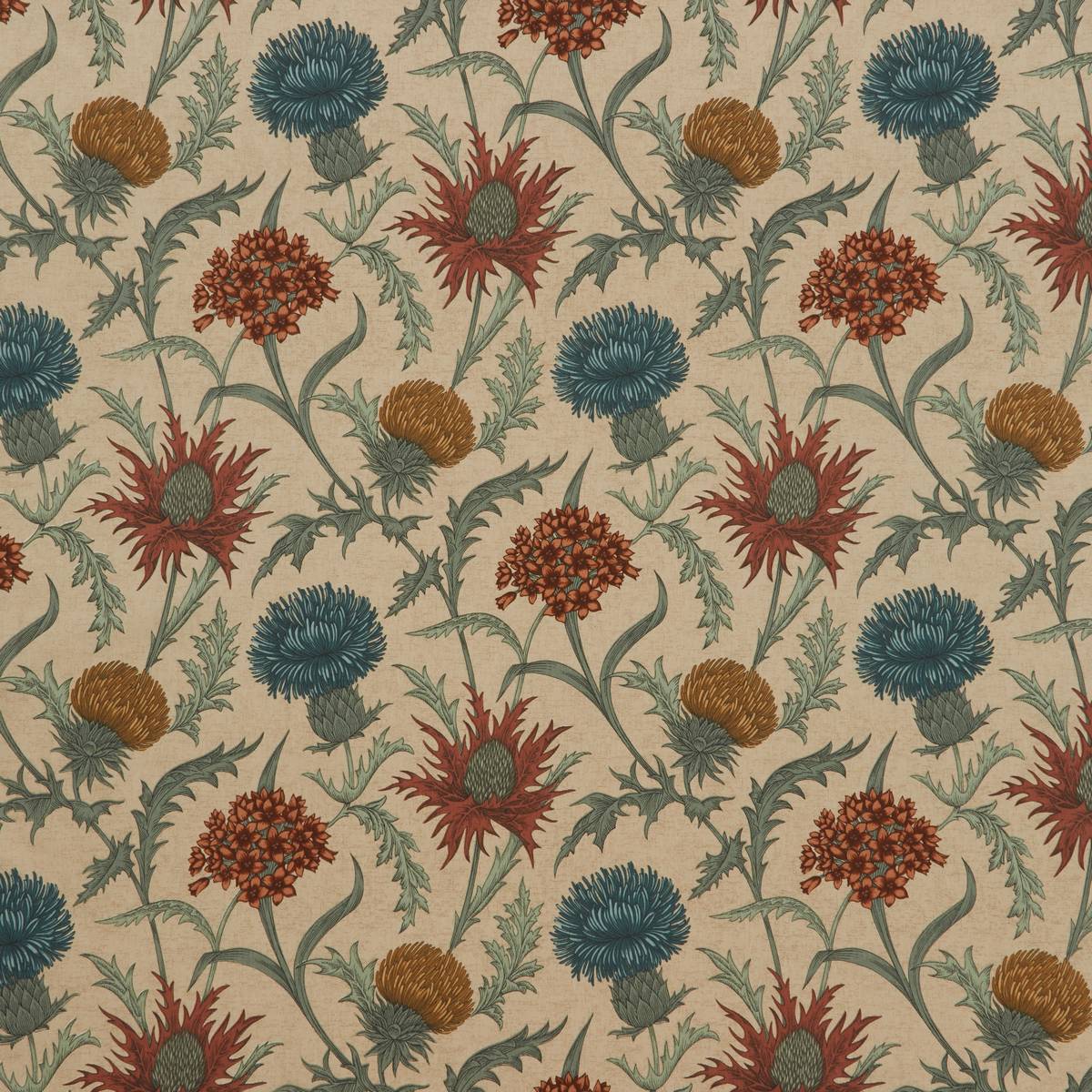 Acanthium Autumn Fabric by iLiv