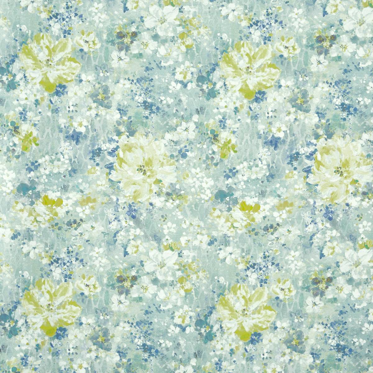 Giverney Lagoon Fabric by Prestigious Textiles