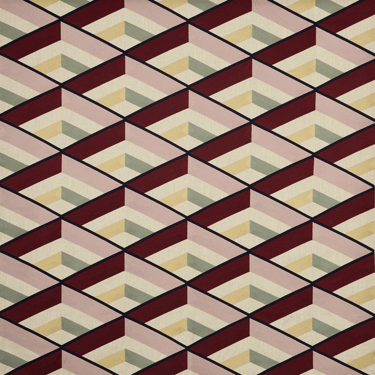 Angle Marshmallow Fabric by Prestigious Textiles