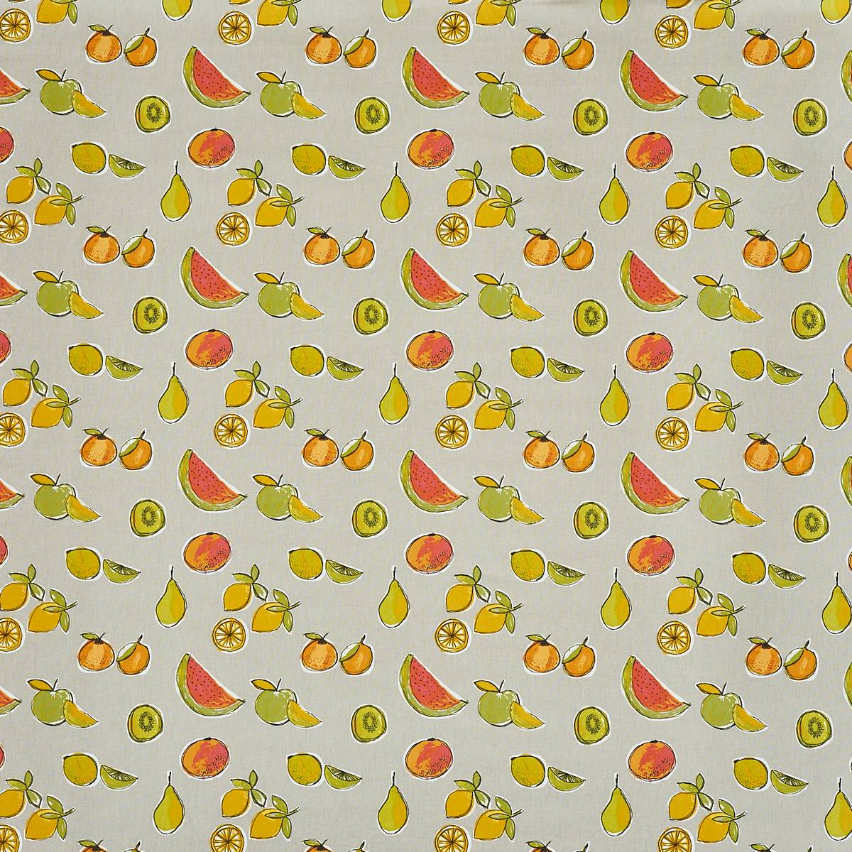 Fruit Salad Butterscotch Fabric by Prestigious Textiles