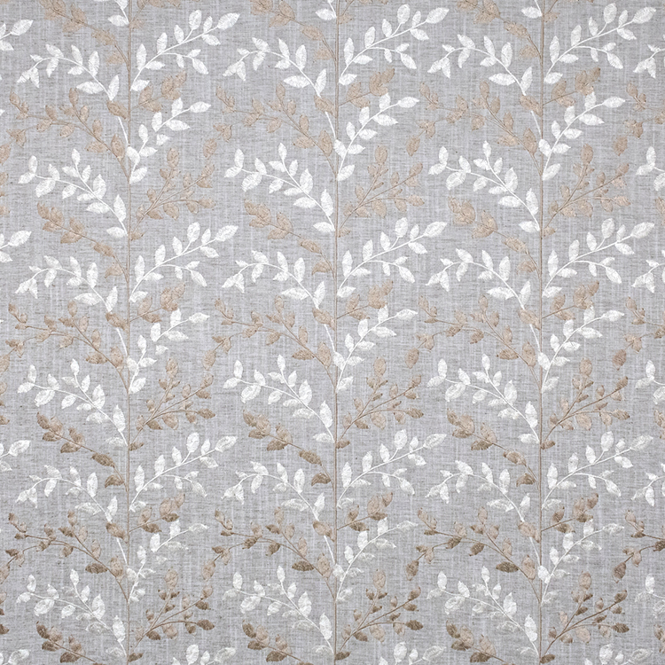 Zoe Thunder/Pearl Fabric by Fibre Naturelle