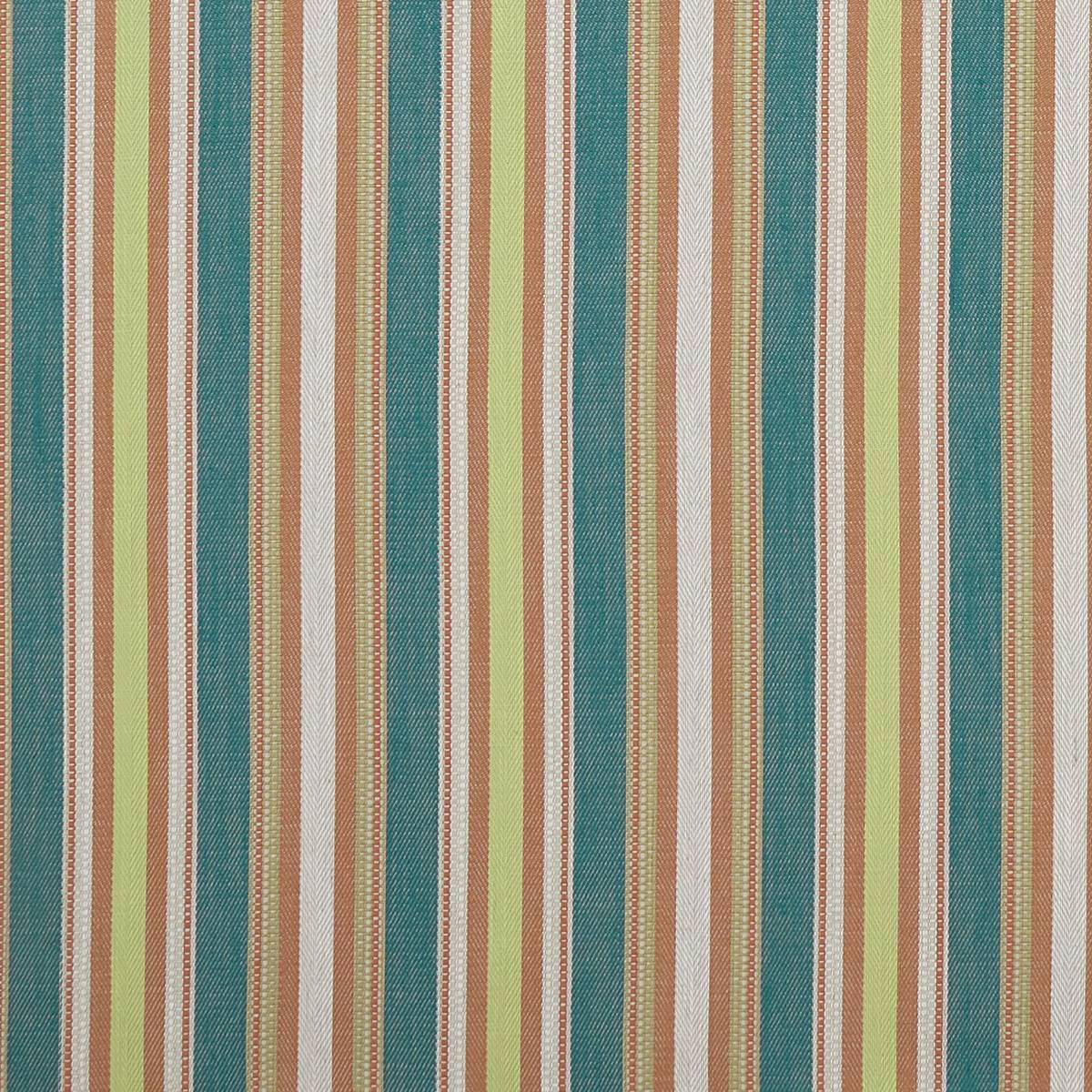 Ziba Teal/Spice Fabric by Clarke & Clarke