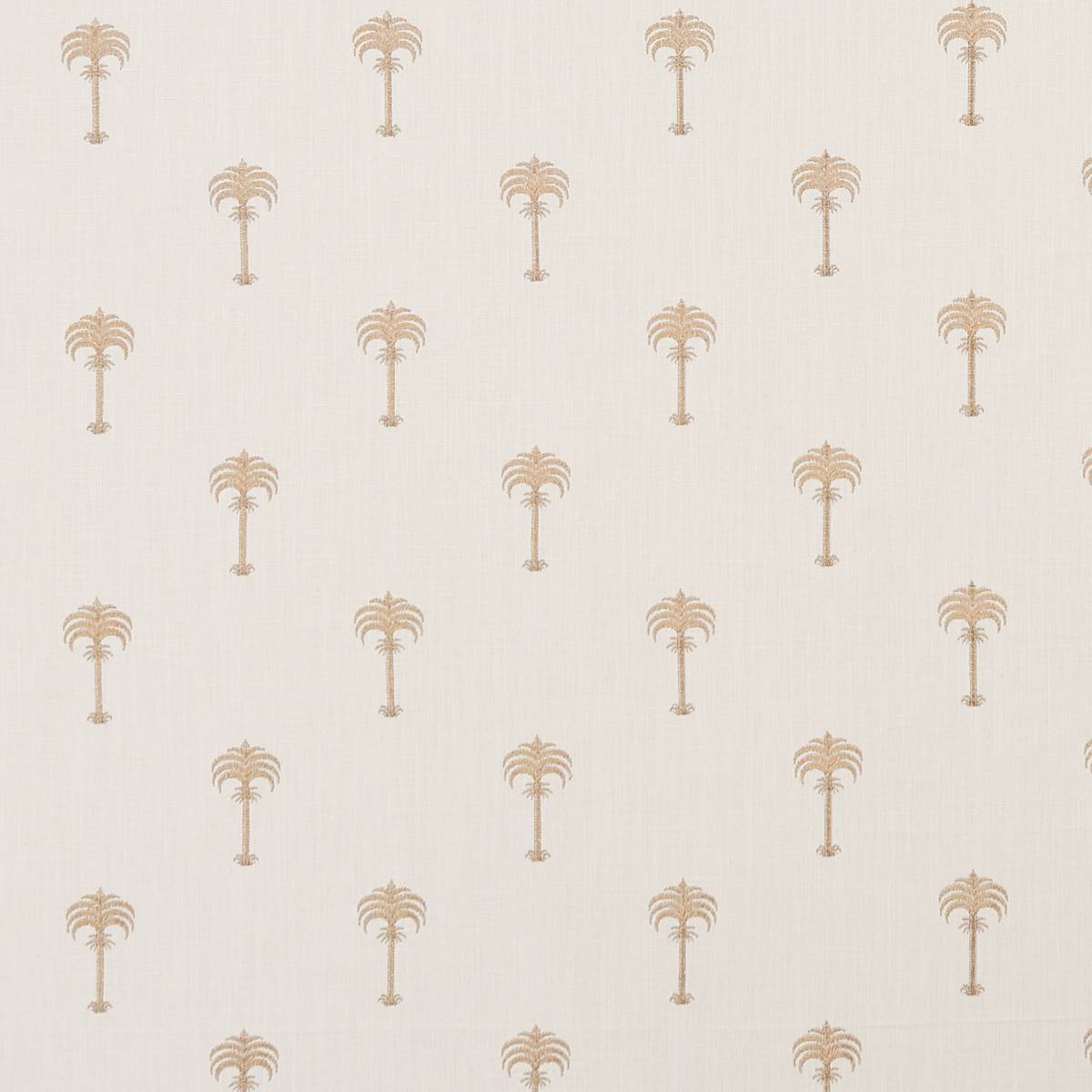 Menara Metallic Rose Gold/Ivory Fabric by Clarke & Clarke