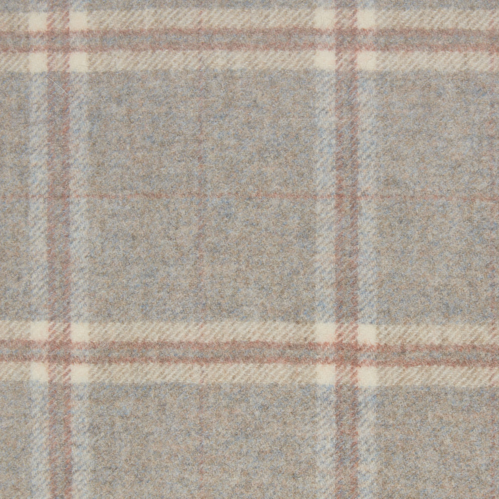 Windowpane Sandstone Fabric by Abraham Moon