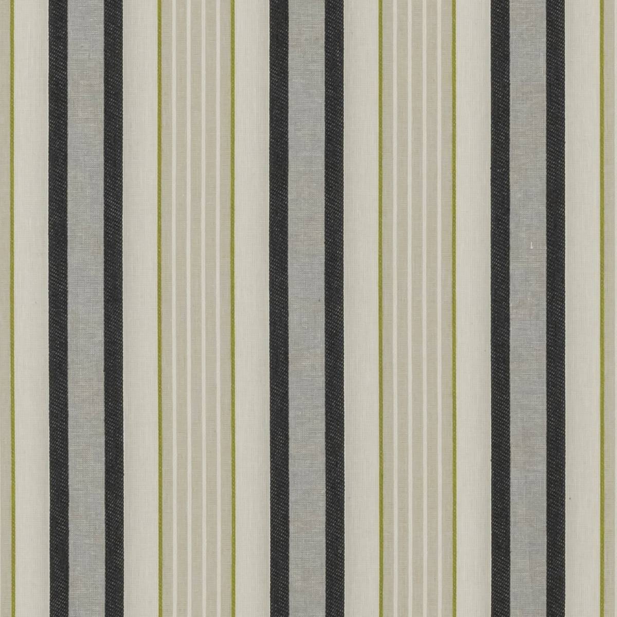 Belvoir Charcoal/Chartreuse Fabric by Clarke & Clarke