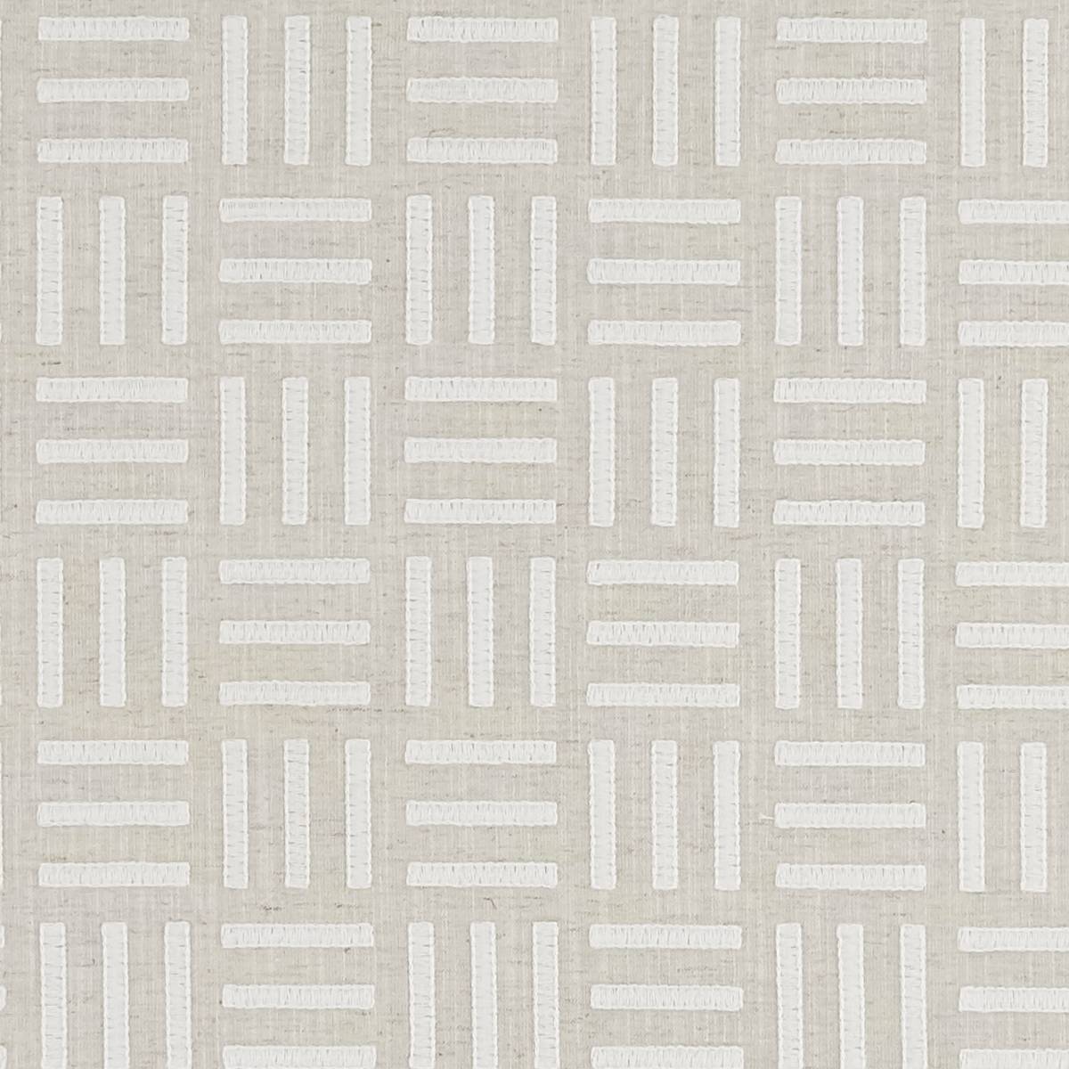 Parallel Ivory Fabric by Clarke & Clarke