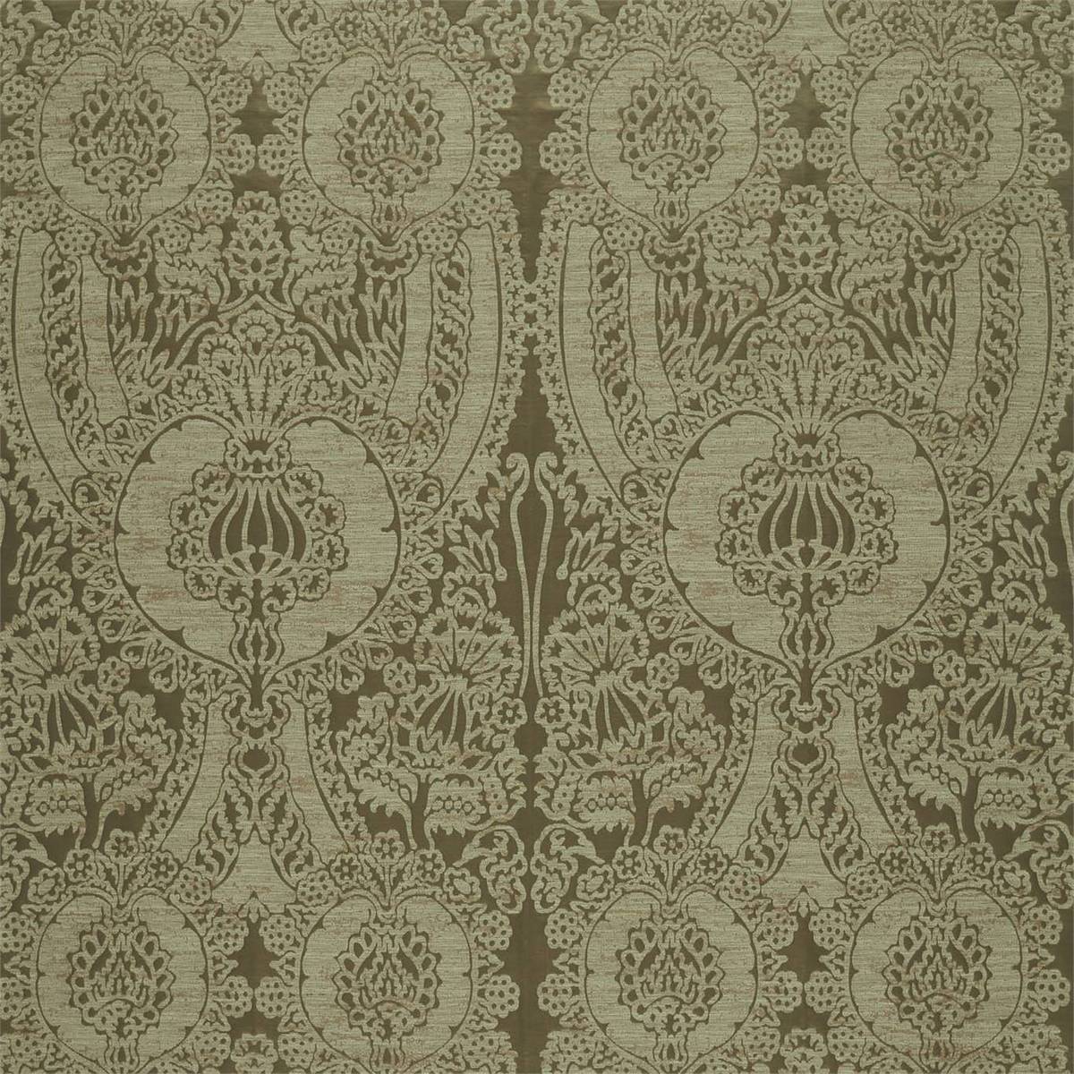 Capodimonte Weave Olivine Fabric by Zoffany