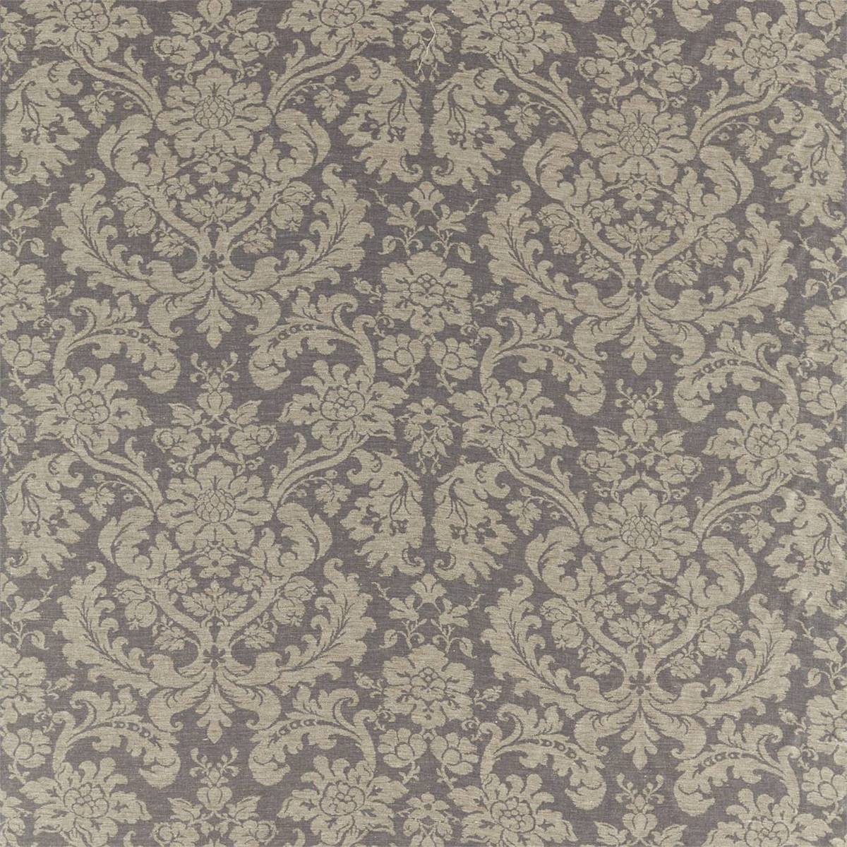 Tours Weave Anthracite Fabric by Zoffany