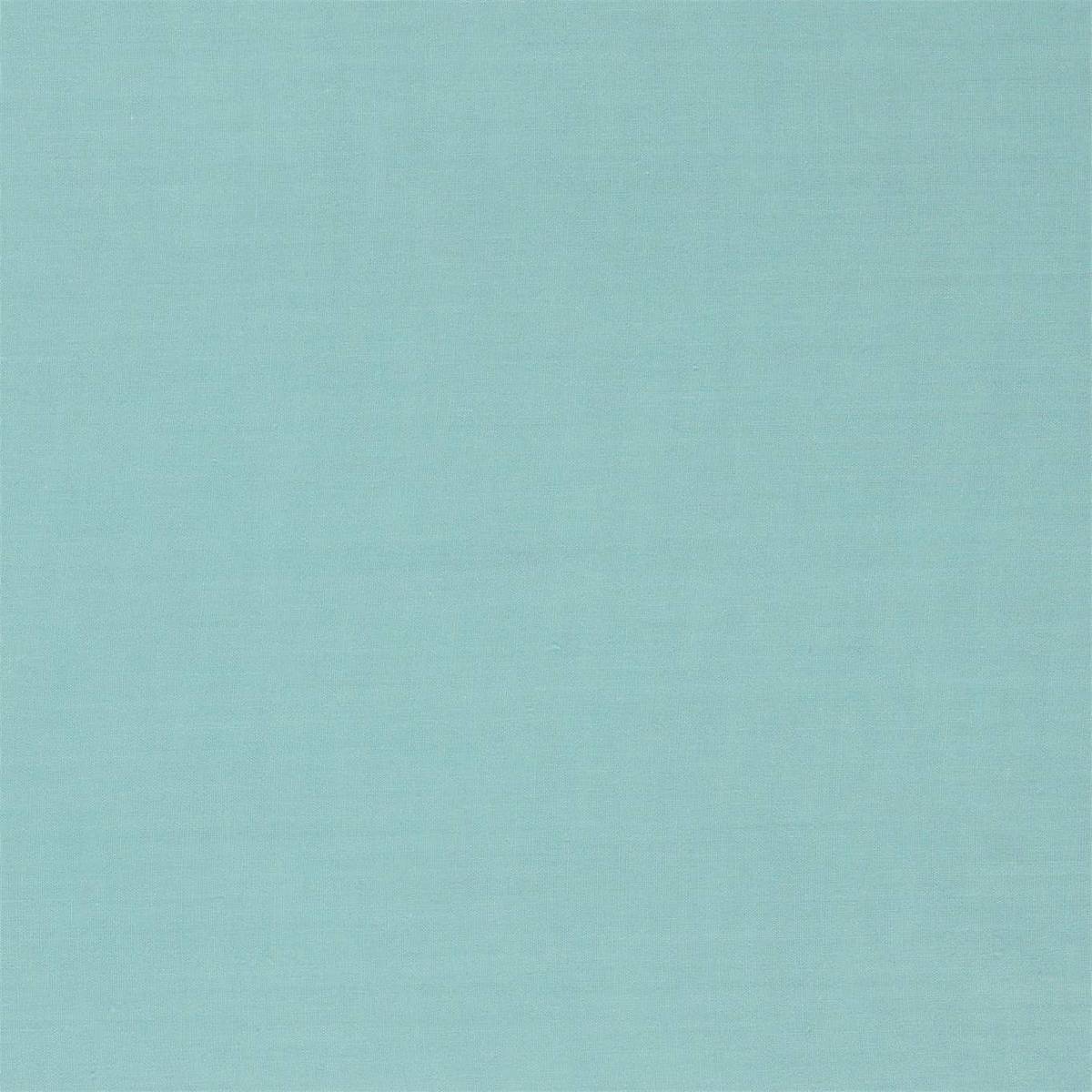 Zoffany Linens Aqua Fabric by Zoffany