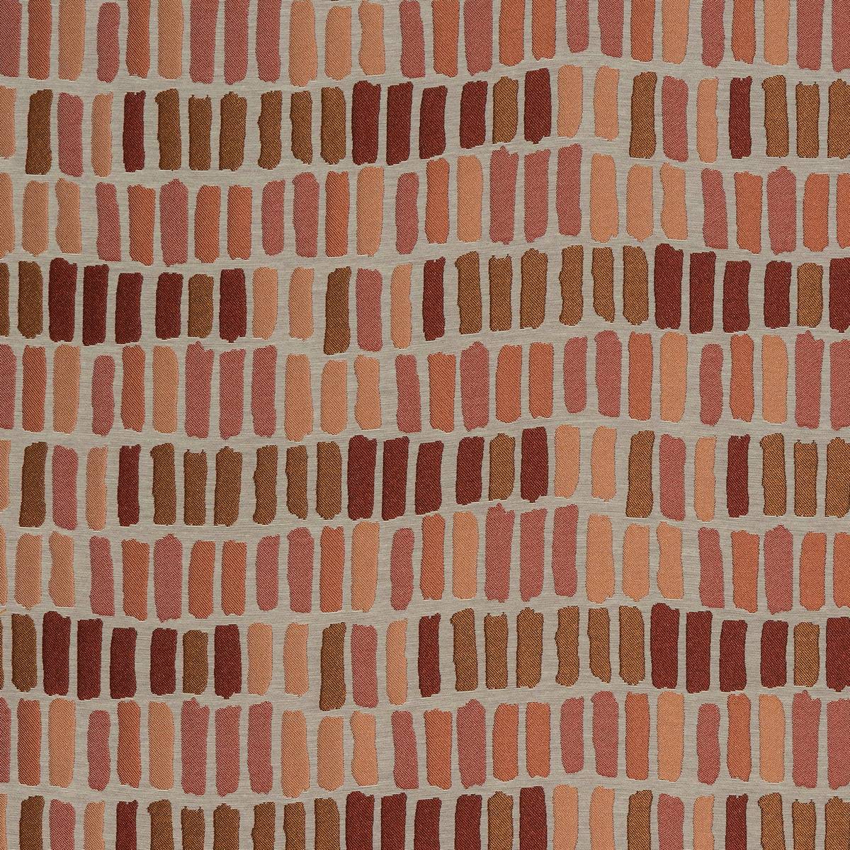 Faro Burnt Orange Fabric by Fryetts