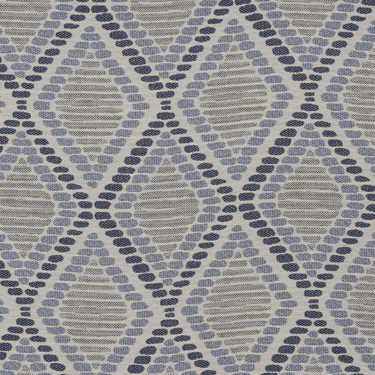 Lisbon Indigo Fabric by Fryetts - Britannia Rose