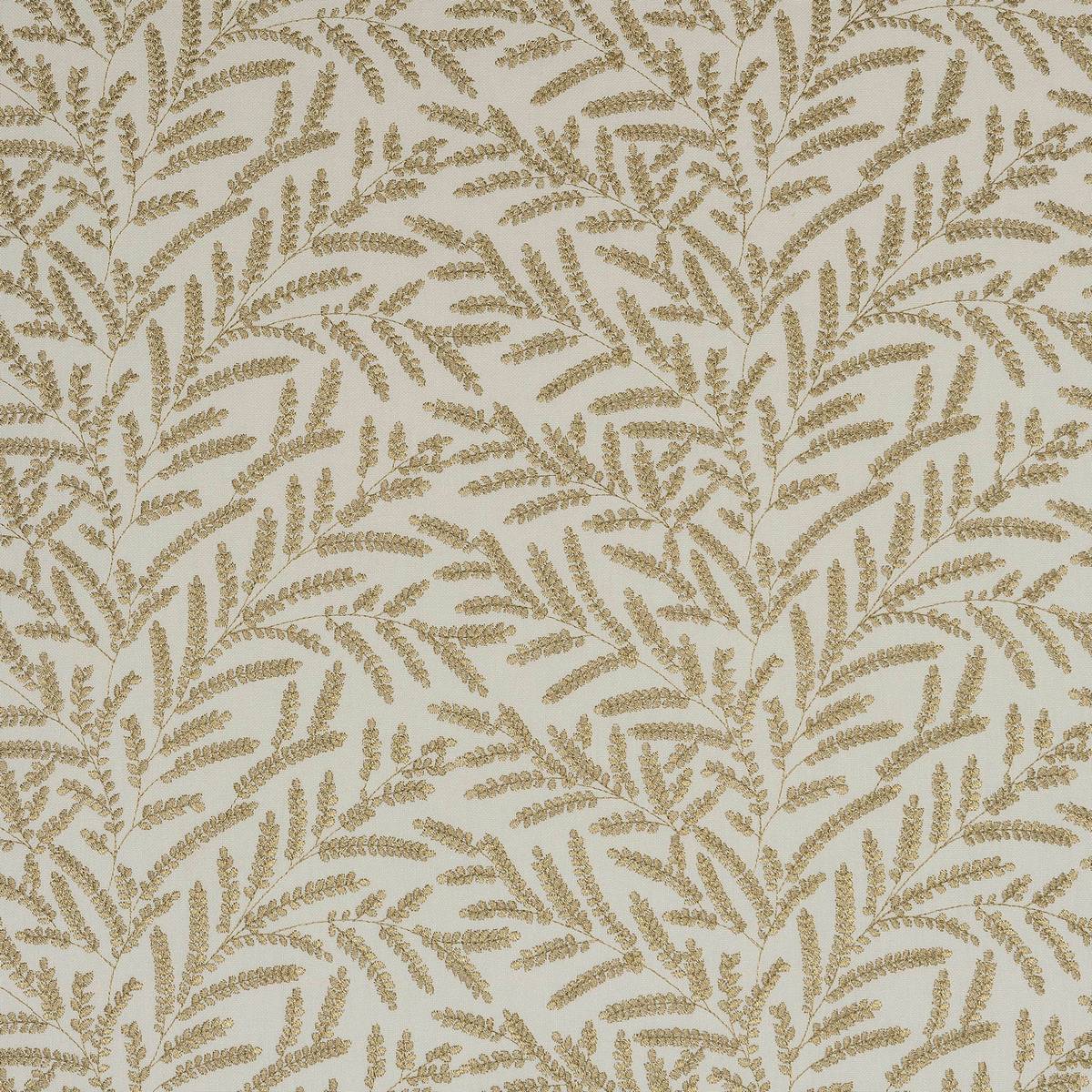 Oriana Ochre Fabric by Fryetts