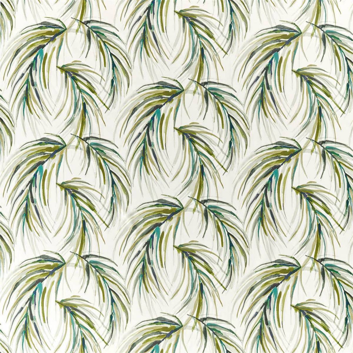 Alvaro Lime/Jade/Palm Fabric by Harlequin