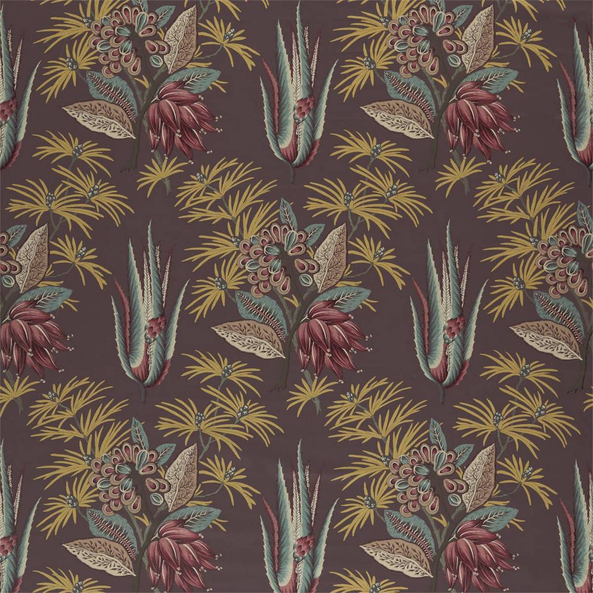 Desert Flower Ii Antiquary Fabric by Zoffany